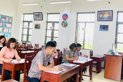 TRƯỜNG TIỂU HỌC XUÂN NINH TỔ CHỨC TẬP HUẤN BỒI DƯỠNG NÂNG CAO NĂNG LỰC DẠY HỌC MÔN TIẾNG VIỆT THEO CTGDPT 2018 CHO CÁN BỘ GIÁO VIÊN
