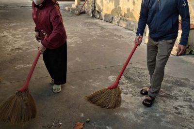 CB, GV tiếp tục hưởng ứng ngày Chủ nhật xanh tháng 12