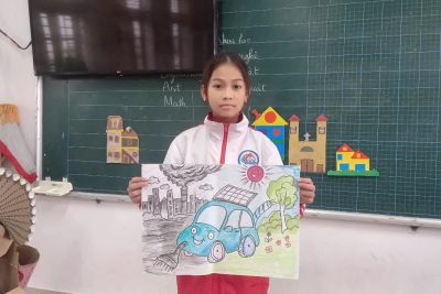 Học sinh xuất sắc lọt vào vòng chung kết cuộc thi vẽ tranh quốc tế “chiếc ô tô mơ ước”