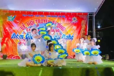 🎈Giáo viên và học sinh Trường Tiểu học Xuân Ninh tham gia đêm Giao lưu văn nghệ chào mừng Lễ hội truyền thống chùa Viên Quang