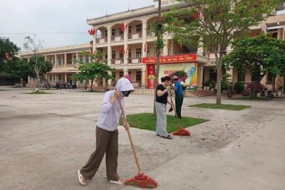 ☘️Cán bộ giáo viên, nhân viên trường Tiểu học Xuân Ninh thực hiện ngày “Chủ nhật xanh” tháng 4/2026.