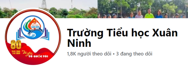 facebook trường tiểu học Xuân Ninh
